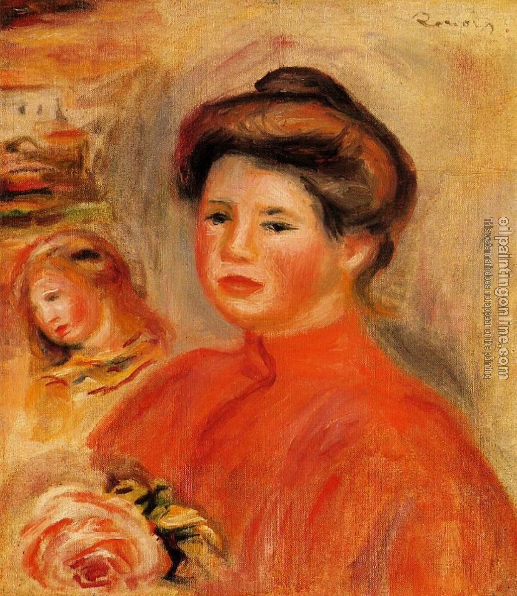 Renoir, Pierre Auguste - Gabrielle at Her Window
